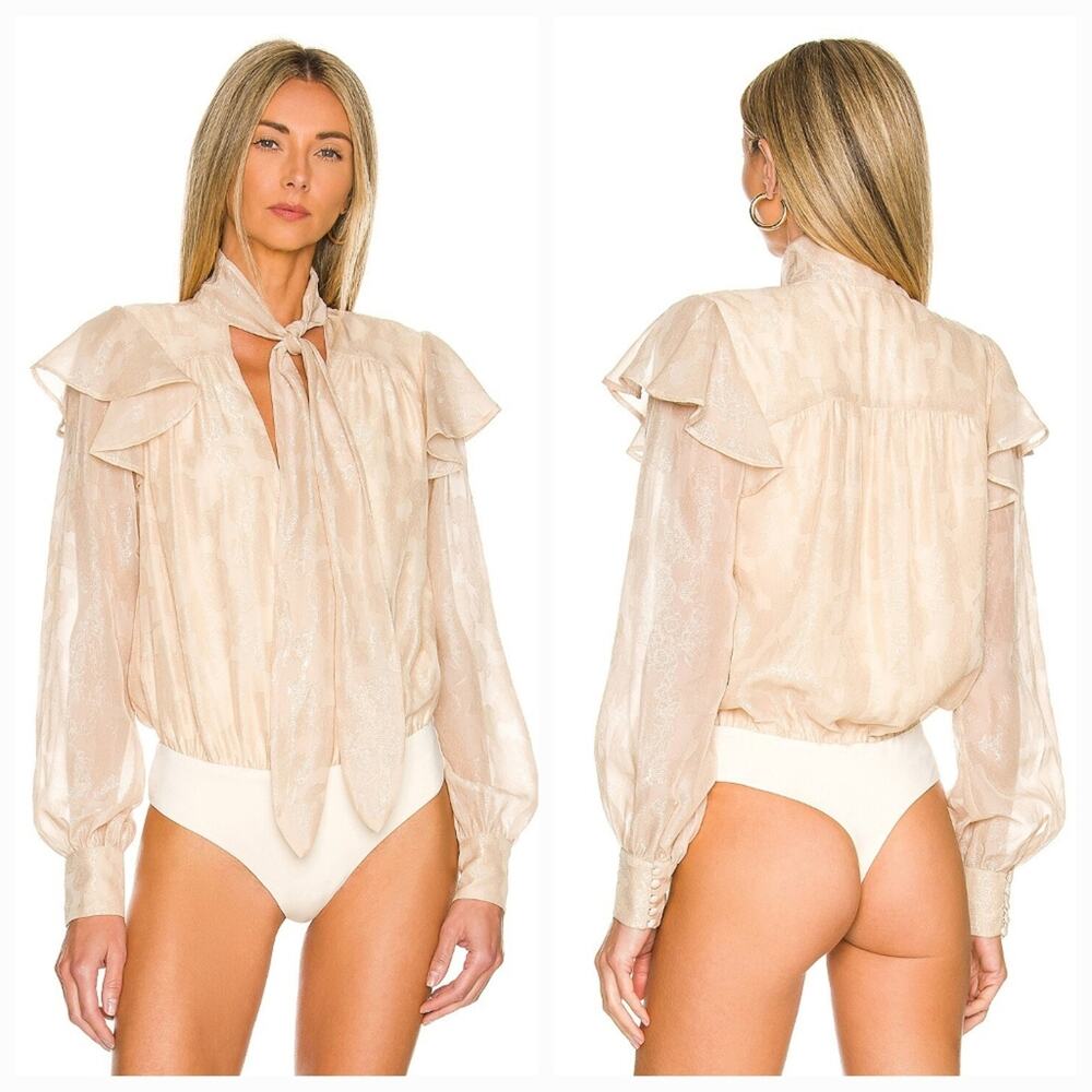Tularosa Renee Bodysuit in Sandstone